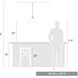 Orwell 1 Light 14 inch Matte Black Pendant Ceiling Light in Opal Glass
